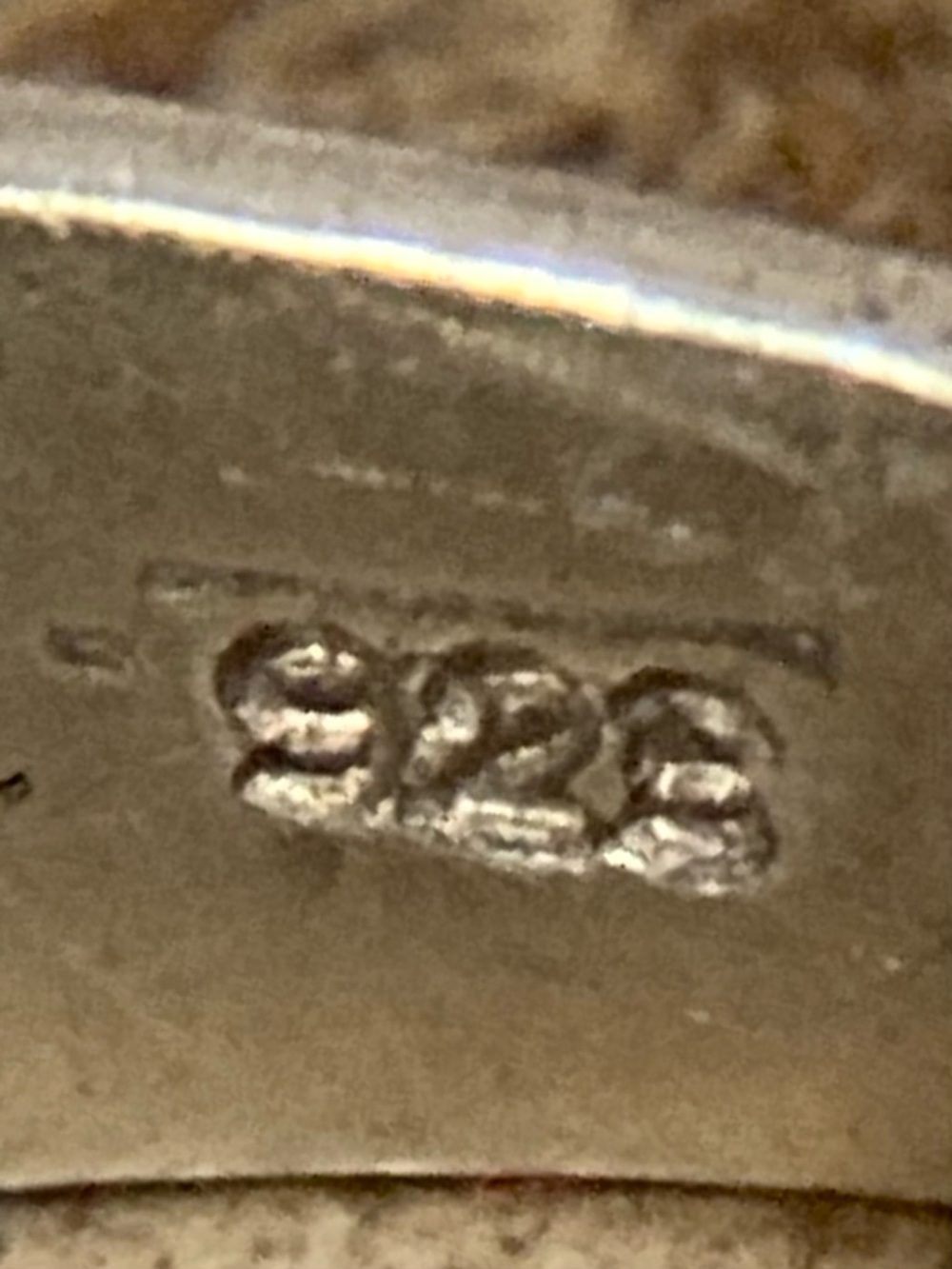 Sterling Silver Ring Band STS Chuck Clemency Silver Orange with Crosses Sz 10 - Picture 14 of 16